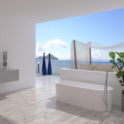 Artemis Bauci Özgür Küvet Mat Beyaz 170x80 cm - ARTEMİS