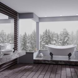 Artemis Close Aslan Ayaklı Altın Özgür Küvet Beyaz 180x75 cm - ARTEMİS