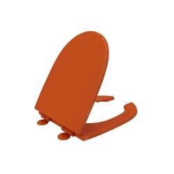 Bocchi Bedensel Engelli Klozet Kapağı Önü Açık Soft Close Parlak Turuncu A0324-012 - BOCCHI