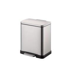 Bocchi Çöp Kovası Pedallı Soft Close 12 lt Mat Paslanmaz Çelik 3054 0009 - BOCCHI