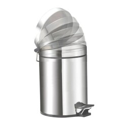 Bocchi Çöp Kovası Pedallı Soft Close 5 lt Krom 3054 0004 - BOCCHI
