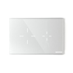 Bocchi Gömme Rezervuar Kumanda Paneli Target Dokunmatik Elektronik Beyaz Cam 8200-0302 - BOCCHI