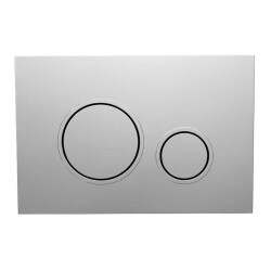 Bocchi Magre Düz Yuvarlak Gömme Rezervuar Kumanda Paneli Mat Krom 8200-0040 - BOCCHI