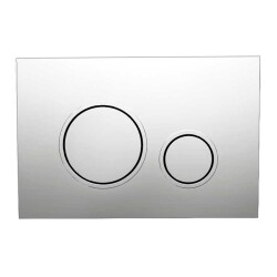 Bocchi Magre Düz Yuvarlak Gömme Rezervuar Kumanda Paneli Parlak Krom 8200-0041 - BOCCHI