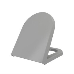 Bocchi Pure S Klozet Kapağı Kısa Mat Gri A0302-006 - BOCCHI