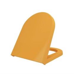 Bocchi Pure S Klozet Kapağı Kısa Parlak Mandalina Sarısı A0302-021 - BOCCHI