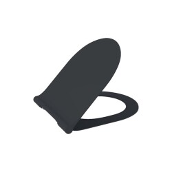 Bocchi Pure Slim Klozet Kapağı Yavaş Kapanır Mat Antrasit A0336-020 - BOCCHI