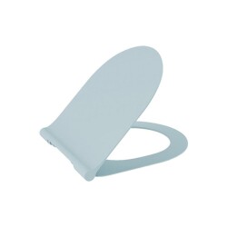 Bocchi Pure Slim Klozet Kapağı Yavaş Kapanır Mat Buz Mavi A0336-029 - BOCCHI