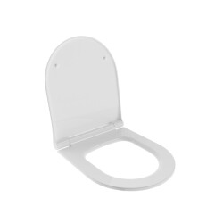 Bocchi Pure Slim Klozet Kapağı Yavaş Kapanır Parlak Beyaz A0336-001 - BOCCHI