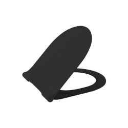 Bocchi Pure Slim Klozet Kapağı Yavaş Kapanır Parlak Siyah A0336-005 - BOCCHI