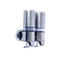 Bocchi Sıvı Sabunluk İkili 450 ml X2 Mat Paslanmaz Çelik 3052 0002 - GROHE