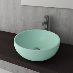 Bocchi Venezia Çanak Lavabo 45 cm Mat Mint Yeşil 1119-033-0125 - 4