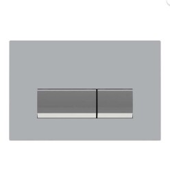 Bocchi Vivente Gömme Rezervuar Kumanda Paneli Metal Gri Cam 8200-0164 - BOCCHI