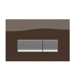 Bocchi Vivente Gömme Rezervuar Kumanda Paneli Metal Kahve Cam 8200-0163 - BOCCHI