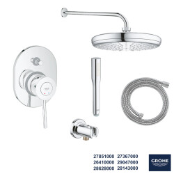 Grohe Bau Classic Ankastre Banyo/Duş Bataryası Seti 27 - GROHE