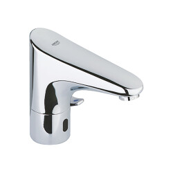 Grohe Europlus E Fotoselli Lavabo Bataryası, 1/2', Çift Su Girişli Ayarlanabilir Sıcaklık Sınırlayıcısı - 36015001 - GROHE