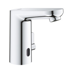 Grohe Eurosmart Cosmopolitan E Fotoselli Lavabo Bataryası, 1/2', Çift Su Girişli Ayarlanabilir Sıcaklık Sınırlayıcısı - 36325002 - GROHE
