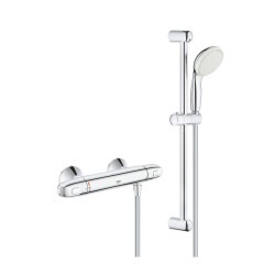 Grohe Grohtherm 1000 Termostatik Duş Bataryası / Duş Seti Dahil - 34820004 - GROHE