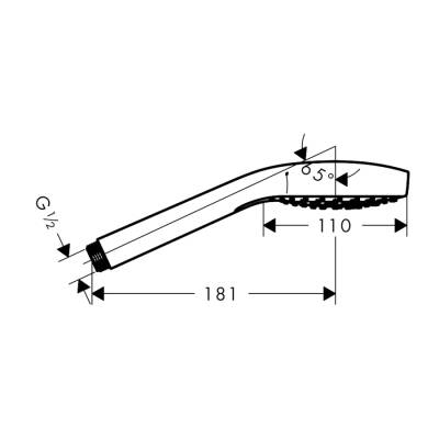 HansGrohe Croma Select S El Duşu Vario - 26802400 - 2