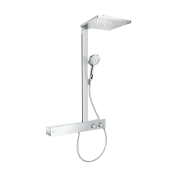 HansGrohe Raindance E Duş Kolonu 300 1 Jet, Ecosmart, 9 Lt/Dk, Showertablet 600 İle - 27364000 - HANSGROHE