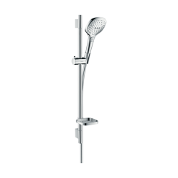 HansGrohe Raindance Select E Duş Seti 120 3 Jet, Ecosmart, 9Lt/Dk, 65 Cm Duş Barı Ve Sabunluk İle - 26622000 - HANSGROHE
