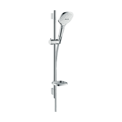 HansGrohe Raindance Select E Duş Seti 120 3 Jet, Ecosmart, 9Lt/Dk, 65 Cm Duş Barı Ve Sabunluk İle - 26622400 - HANSGROHE
