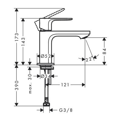 HansGrohe Rebris E - 72506000 - 2
