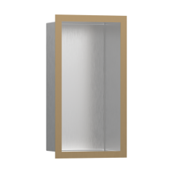 HansGrohe Xtrastoris Individual Duvar Nişi Paslanmaz Çelik Tasarım Çerçeveli 300/150/100 - 56094140 - HANSGROHE