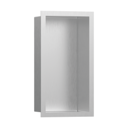 HansGrohe Xtrastoris Individual Duvar Nişi Paslanmaz Çelik Tasarım Çerçeveli 300/150/100 - 56094800 - HANSGROHE