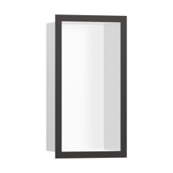 HansGrohe Xtrastoris Individual Duvar Nişi Satin Beyaz Tasarım Çerçeveli 300/150/100 - 56096340 - HANSGROHE