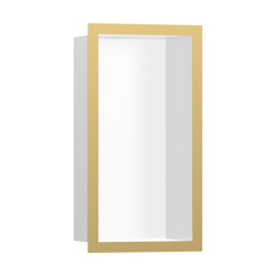 HansGrohe Xtrastoris Individual Duvar Nişi Satin Beyaz Tasarım Çerçeveli 300/150/100 - 56096990 - HANSGROHE