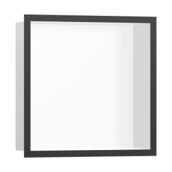 HansGrohe Xtrastoris Individual Duvar Nişi Satin Beyaz Tasarım Çerçeveli 300/300/100 - 56099340 - HANSGROHE