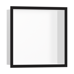 HansGrohe Xtrastoris Individual Duvar Nişi Satin Beyaz Tasarım Çerçeveli 300/300/100 - 56099670 - HANSGROHE