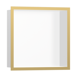 HansGrohe Xtrastoris Individual Duvar Nişi Satin Beyaz Tasarım Çerçeveli 300/300/100 - 56099990 - HANSGROHE