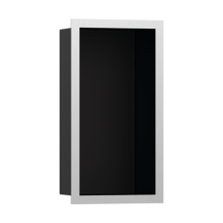 HansGrohe Xtrastoris Individual Duvar Nişi Satin Siyah Tasarım Çerçeveli 300/150/100 - 56095800 - HANSGROHE