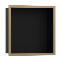 HansGrohe Xtrastoris Individual Duvar Nişi Satin Siyah Tasarım Çerçeveli 300/300/100 - 56098140 - HANSGROHE