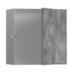 HansGrohe Xtrastoris Rock Duvar Nişi Seramik Kaplanabilir Kapak İle 300/300/140 - 56091800 - HANSGROHE