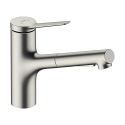 HansGrohe Zesis M33 Tek Kollu Eviye Bataryası, 150, Çekilebilir El Duşu, 2Jet - 74800800 - HANSGROHE