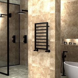 Naxos Dekoratif Havlupan 450x655 Mat Siyah - RADİVA