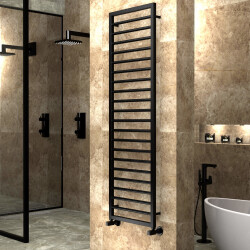 Naxos Dekoratif Havlupan 500x1655 Mat Siyah - RADİVA