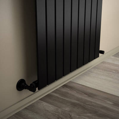 Tip 10V Dekoratif Radyatör 1200x662 Mat Siyah - 1