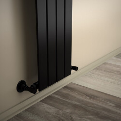 Tip 10V Dekoratif Radyatör 1500x292 Mat Siyah - RADİVA