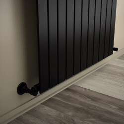 Tip 10V Dekoratif Radyatör 2200x810 Mat Siyah - 1