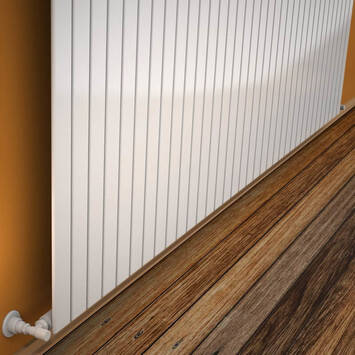 Tip 10V Dekoratif Radyatör 400x2586 Beyaz - 1