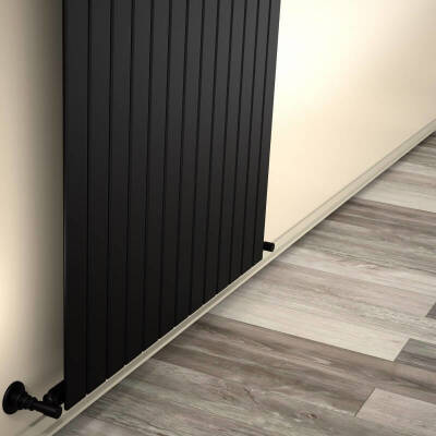 Tip 10V Dekoratif Radyatör 600x958 Mat Siyah - 1