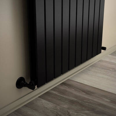 Tip 20V Dekoratif Radyatör 1500x736 Mat Siyah - 1
