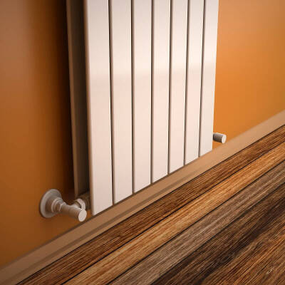 Tip 20V Dekoratif Radyatör 1600x514 Beyaz - 1