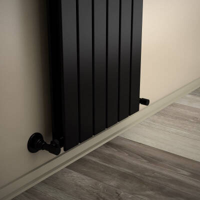 Tip 20V Dekoratif Radyatör 2200x440 Mat Siyah - 1
