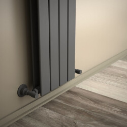 Tip 20V Dekoratif Radyatör 900x292 Antrasit - RADİVA