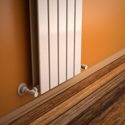 Tip 20V Dekoratif Radyatör 900x366 Beyaz - RADİVA